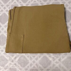 Susan Graver Premium Stretch Sweet Caramel LP pants; EUC/clean, smoke-free home